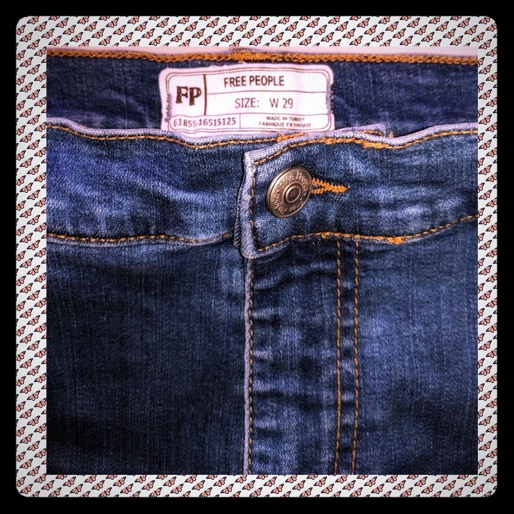 Free People High Waist Skinny Jeans